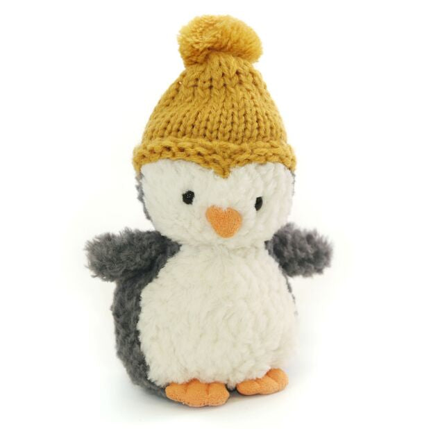 Wee Winter Mustard Penguin