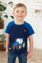 Load image into Gallery viewer, Mason Tee Shirt- Blue Tractor
